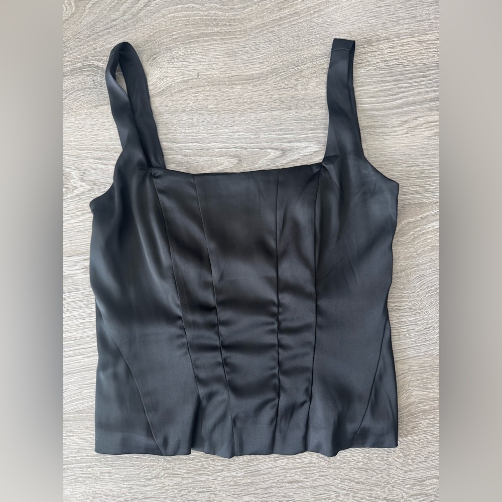 NEW Dynamite Sleek Black Camisole Top